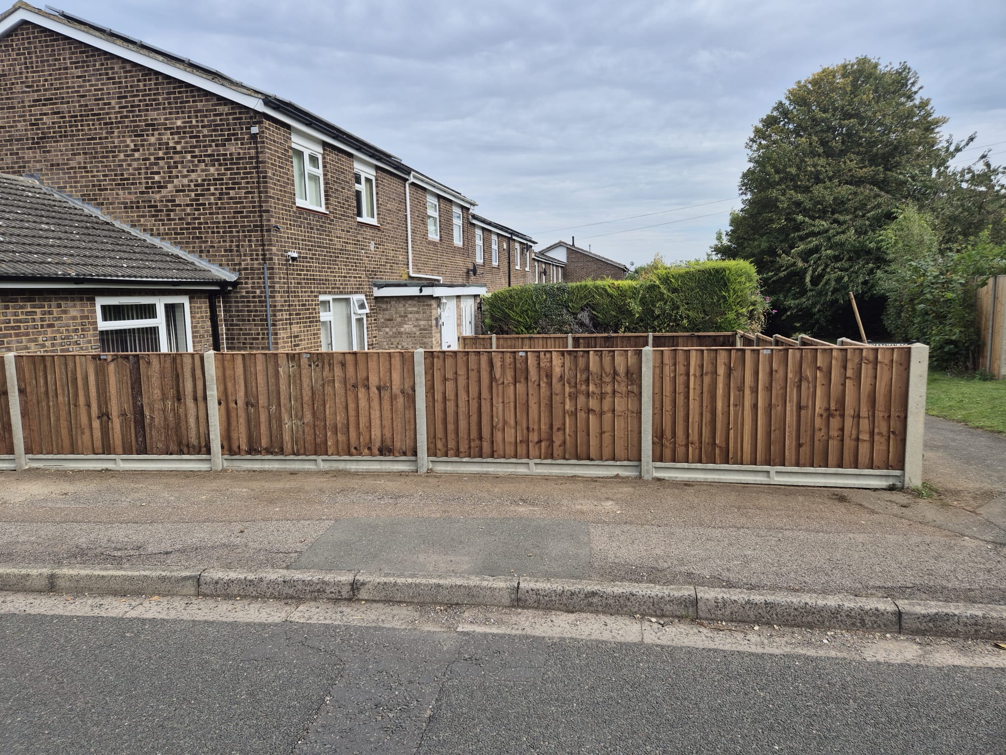 Closeboard fencing project by Boyde Landscapes.